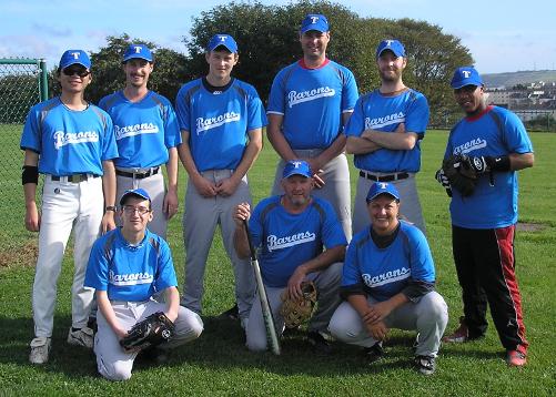 The first ever Torbay Barons team, before their game against Guildford Mavericks. 25/09/2011